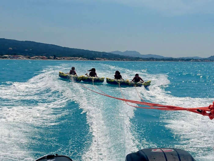 Water sports in Acharavi Beach