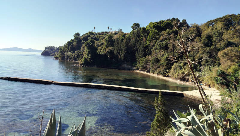 Kardaki Beach Near Kanoni Corfu